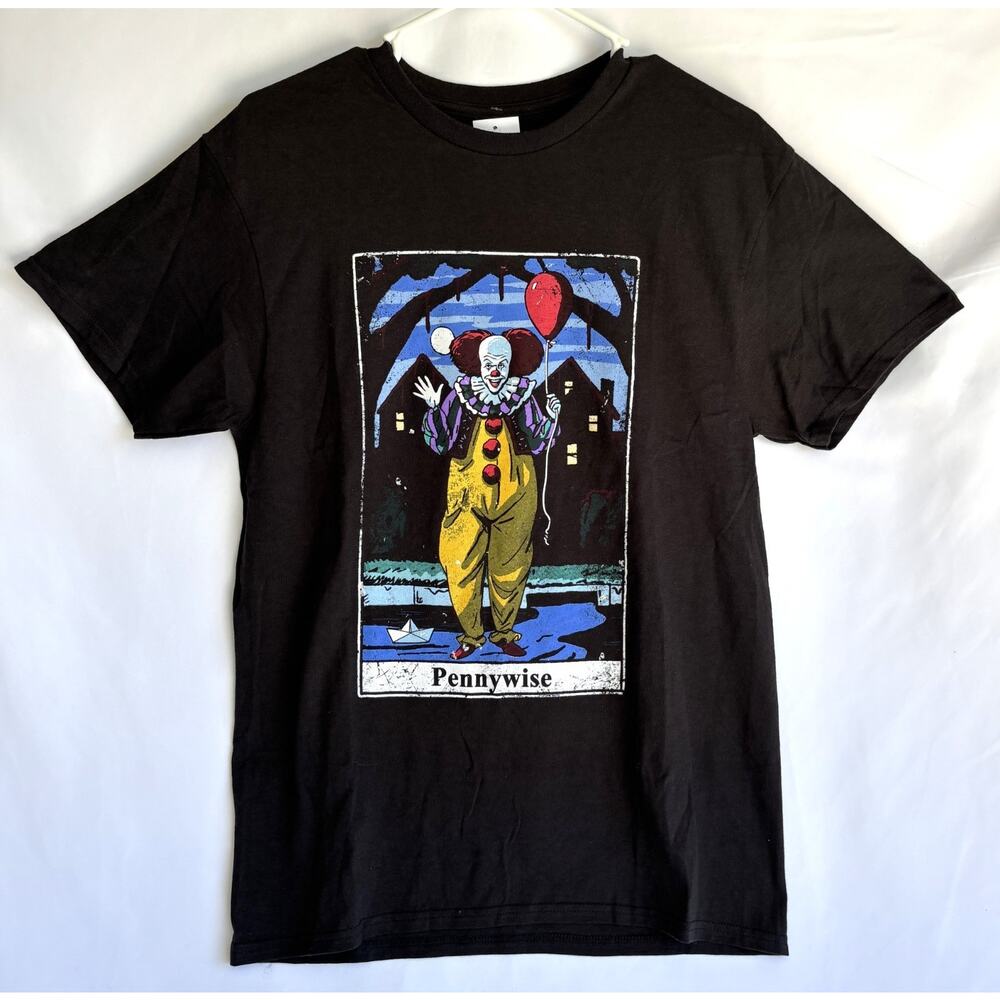 IT Pennywise Men's Black Graphic T-Shirt Spencer's NWT Size Medium